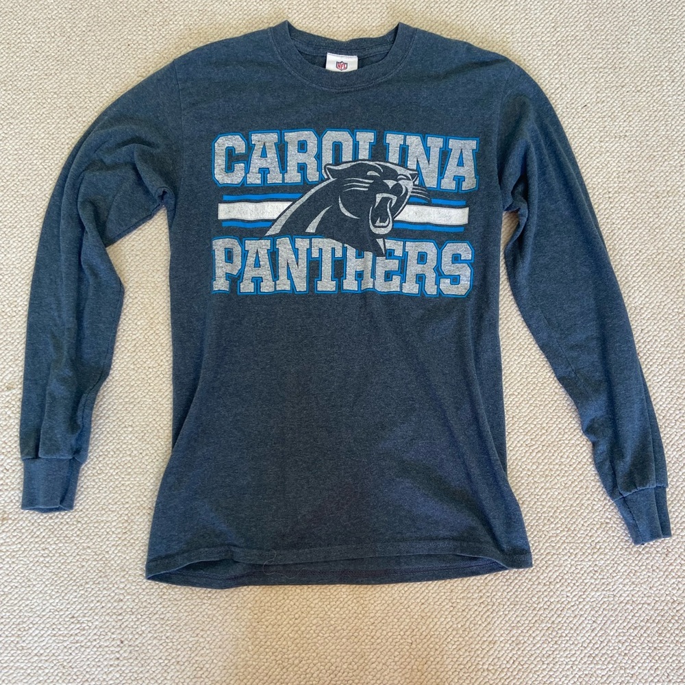 Vintage NFL unisex Carolina Panthers Football long sleeve t shirt size small